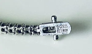 NWOT 925 Sterling Silver 4mm Tennis Bracelet thumbnail 5