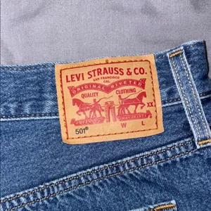 Levi's Blue Jean Shorts Vintage Distressed Cut-Off thumbnail 3