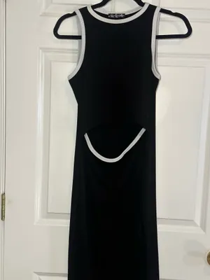 Black jersey dress Size M thumbnail 7