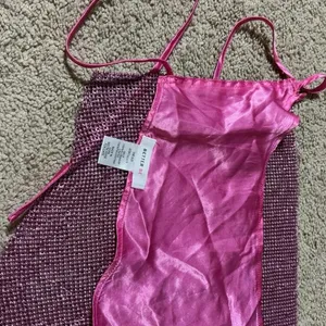 Y2K Better Be Festival Chainmail Halter Crop Top Handkerchief Metallic One‎ Size thumbnail 6