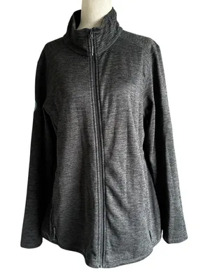 The North Face Gray Full Zip With Patch Fleece Jacket Women's Size XL | 59-2 thumbnail 1