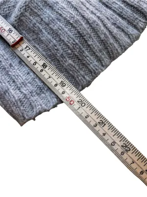 Aerie Wool Blend Shawl Collar Button Front Cardigan Gray Sweater Small in GUC thumbnail 9