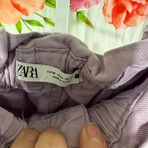 333. Zara purple wide leg trousers Size S thumbnail 3