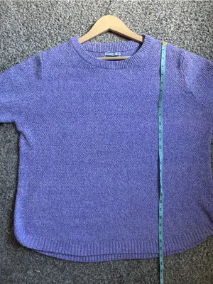 Pink Clover Lavender Crewneck Sweater Comfy Soft Purple 2X thumbnail 6