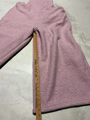 Halara adjustable straps casual teddy Cozy Pink Overalls NWT 1X thumbnail 7