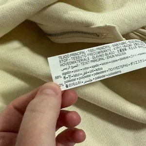 Zara Off White Cream Sleeveless Half Zip Open Side Jacket‎ Top Size M/L thumbnail 6