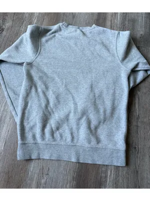 Nike Crewneck Sweatshirt Pullover Heather Gray White Size XS S thumbnail 7