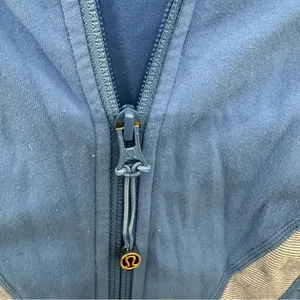 Lululemon Blue Zip Up Sweatshirt thumbnail 4