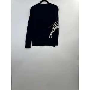 J.Crew Cashmere classic-fit crewneck sweater in zebra intarsia CO586 thumbnail 8