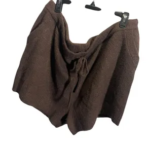Auden Sweater Knit Brown Drawstring Shorts Women’s Casual‎ Lightweight 2X thumbnail 1