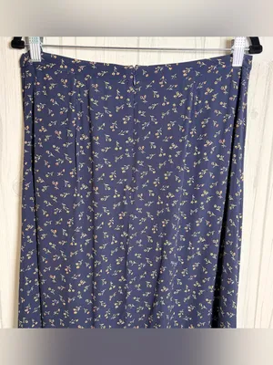 MADEWELL Ruffle Wrap Midi Skirt in Spring Fling, 10, Feminine Floral Cottagecore thumbnail 10
