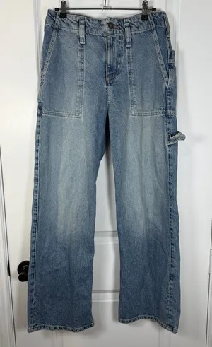 We The Free Free People Women's High-Rise Wide Leg Carpenter Jeans thumbnail 1