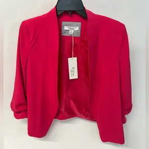 NWT C by One Chic Magenta Women's Medium Blazer Pink thumbnail 1
