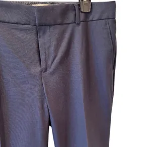 Banana Republic Navy Blue Wool Pants Lined Martin Fit Straight Leg 8 Long Tall thumbnail 5