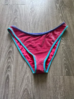Free People‎ It's Now Cool Lurex The High Curve Duo Bikini Bottom XL New thumbnail 5