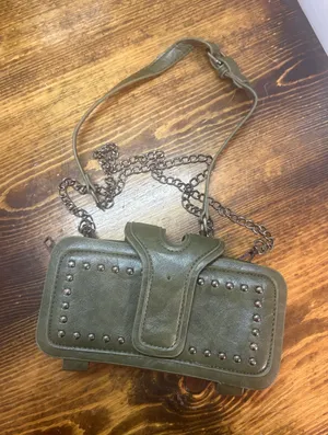 Olive green crossbody purse thumbnail 1