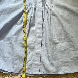 Abercrombie & Fitch poplin cotton eyelet top thumbnail 10