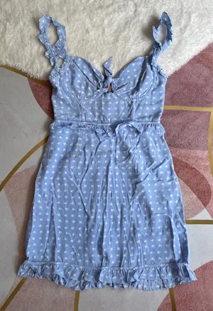 For Love and Lemons Blue Sweetheart Mini Dress thumbnail 5