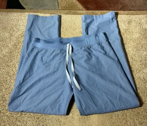 FIGS Technical Collection Livingston Scrub Pants Sz L Light Blue Straight T21003 thumbnail 1
