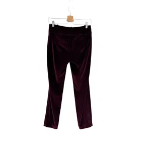 Alice + Olivia‎ Olivia Burgundy Merlot Velvet Bootcut Trousers Pants Size 0 thumbnail 8