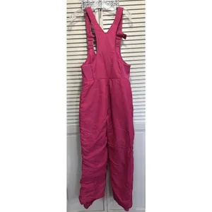 Europa Snow Ski Bib Overalls Juniors Pink Zip Front Size‎ 10 Lined thumbnail 5