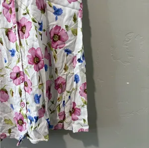 Forever 21 White Floral Short Sleeve Dress thumbnail 4