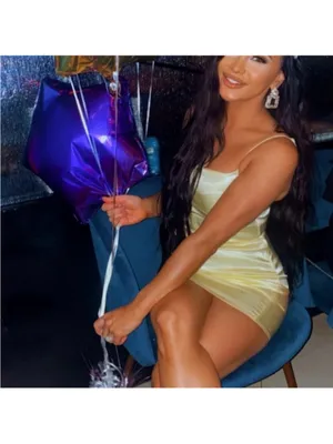 BLOGGER'S FAVE! Zara Yellow Satin Mini Dress Small NWT thumbnail 9