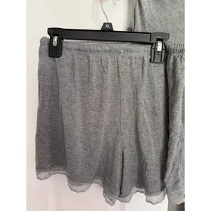 Gilligan & O'Malley Modal Pajama Set Gray Lace Trim Cami Shorts XS Target thumbnail 4