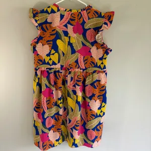 Umgee Tropical Leaf Flutter Sleeve Babydoll Mini Dress C3776 Blue‎ Pink Mens M thumbnail 11