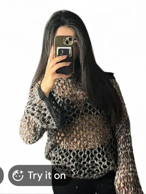 I.AM.GIA oversized knit netted sweater Size‎ S thumbnail 1