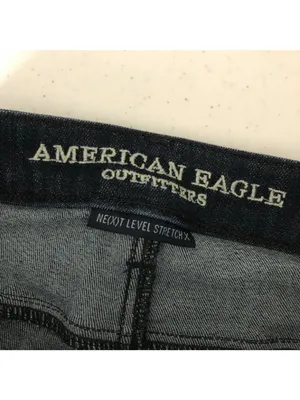 American Eagle Jeans Super Hi-Rise Jegging Dark Wash Next Level Stretch 2 Short thumbnail 3