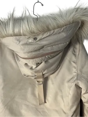 ABERCROMBIE & FITCH Ultra Parka Jacket Faux Fur Hood Womens Size Medium thumbnail 7