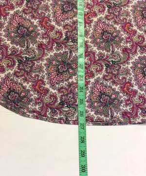 J. Crew Medium Paisley Floral Boho Bell Sleeve Top thumbnail 6