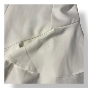 Selfie Leslie White Candy Strapless Layered Ruffle Hem Romper Size XS Party thumbnail 7