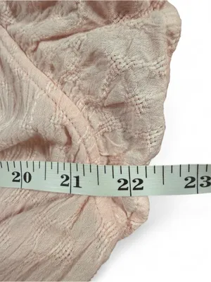 Express Pink Flutter Sleeve Ruffle Peplum Blouse V-Neck Boho Top Size xl thumbnail 9