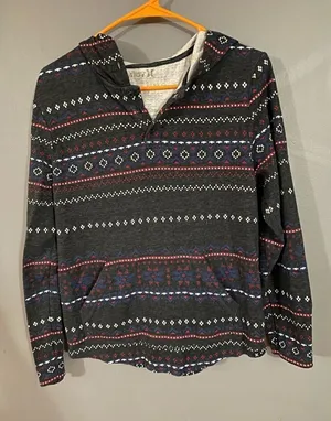 Hurley Button Up Hoodie Size Small thumbnail 1