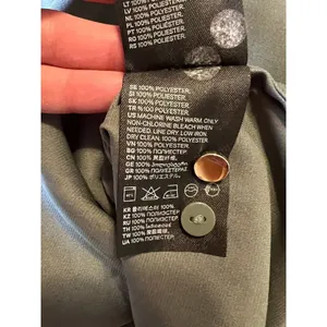 HM Dress Women’s Size Small Sage Green Short V Neck Elastic‎ Waist Silky Feel thumbnail 10