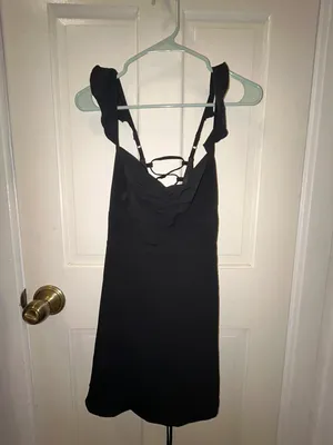 Princess Polly NWT  Landon Black Mini Dress thumbnail 4