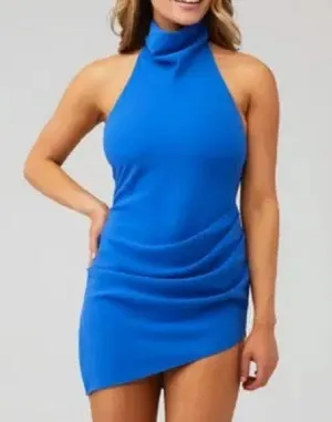 Amanda Uprichard Royal Blue Samba Dress thumbnail 1