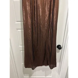 Sugarlips Sz Large Rina Metallic Aspen Dress Formal Wedding Gala Stretch Bronze thumbnail 8