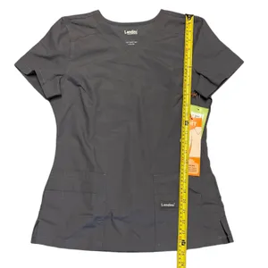 Landau Modern Fit Gray Hospital Work Scrubs XX-Small thumbnail 4