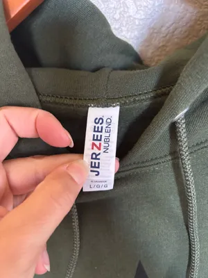 Jerzees Green Army Hoodie thumbnail 5