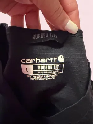 Carhartt Black Short-Sleeve Scrub Top thumbnail 3