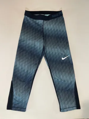 Nike Presto Dri‑Fit Performance Leggings Size M Black & Blue thumbnail 1