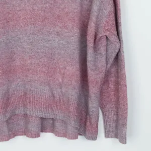 American Eagle Sweater XL Cowl Neck Pink‎ Purple Ombre Knit Pullover Oversized thumbnail 4