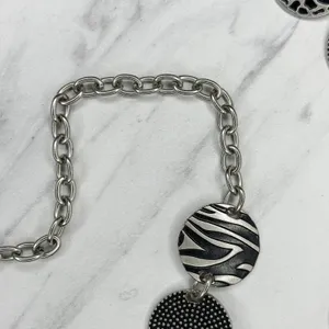 Chico's Animal Print Disc Chain Belt 2X/3X ✨ thumbnail 12