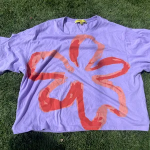 New Purple and Red Graphic Short Sleeve Tee thumbnail 1