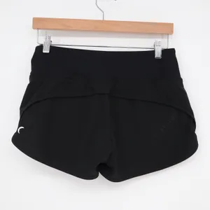 Zyia Active Running Shorts Womens Medium Black Athletic Curved Hem Excellent thumbnail 5