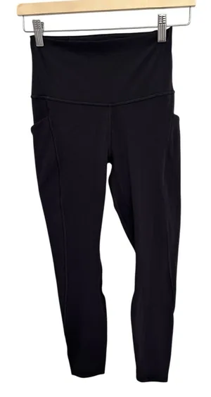 NWT lululemon Align HR Pant 25" *Pockets size 6 black Authentic thumbnail 1