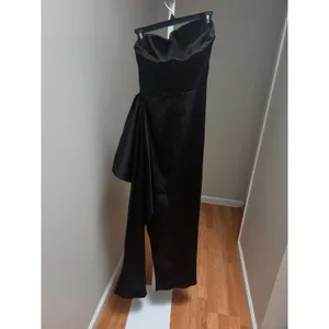 Nicholas Erelyn Strapless Gown In Black Size 4 / Small thumbnail 7